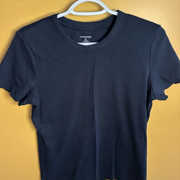 Lands' End Tops - Lands' End Classic Black Tee